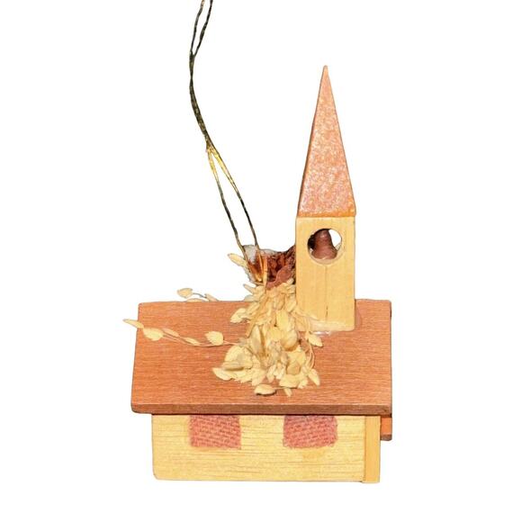 Gibson Holiday Church Ornament Christmas Trees Bell 1978 VTG Nostalgic Taiwan - Picture 4 of 7